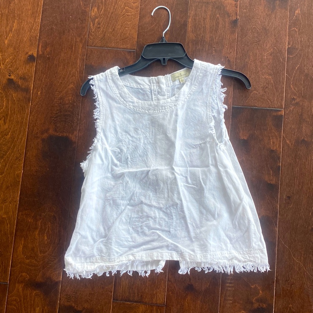 Thread and Supply White Top, Size Small